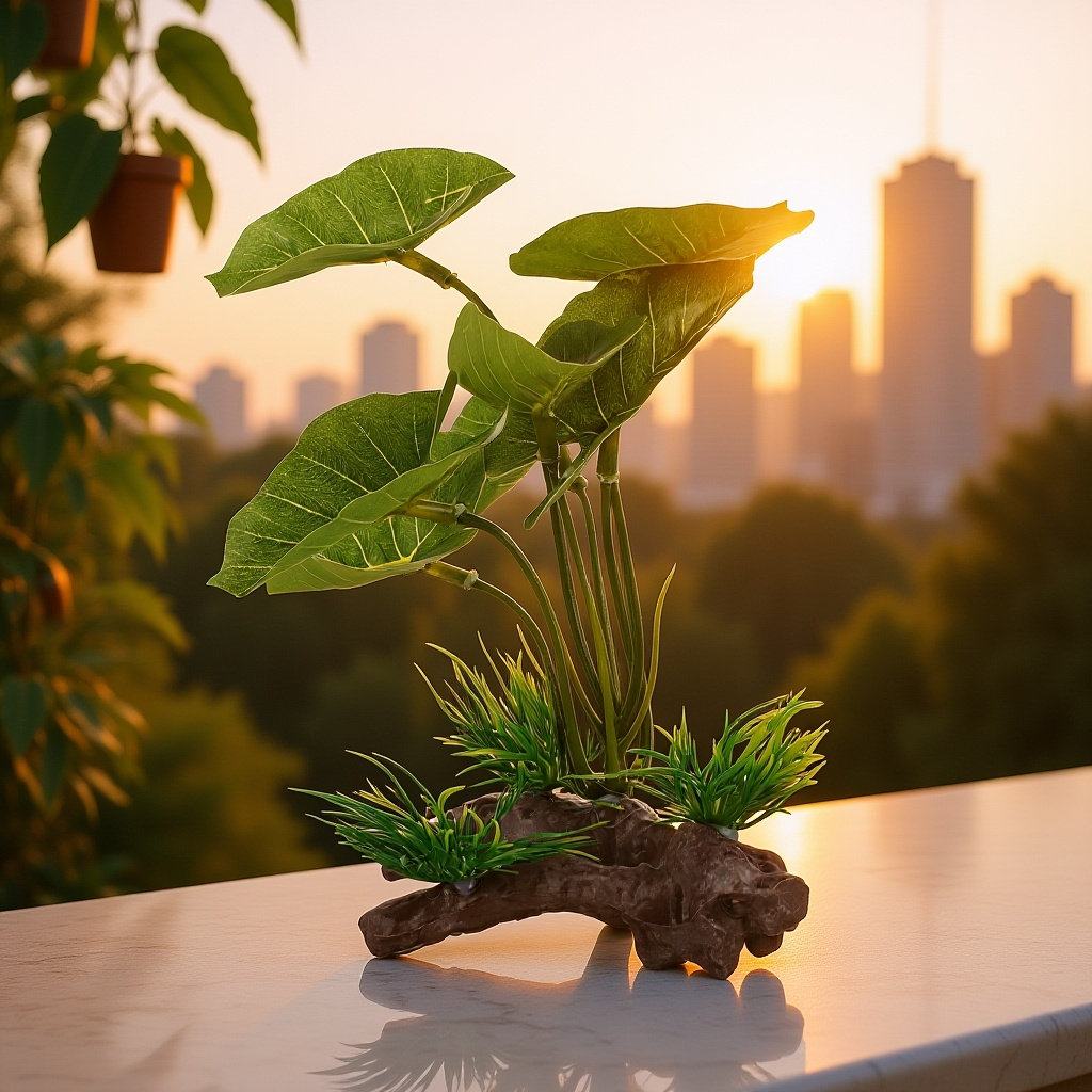 Planted Aquarium Care - Plantas de Aquário de Plástico Realistas