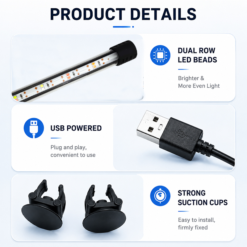 Luz LED de Faixa para Aquário  - Aquarium Plant Growing avaliação e preço
