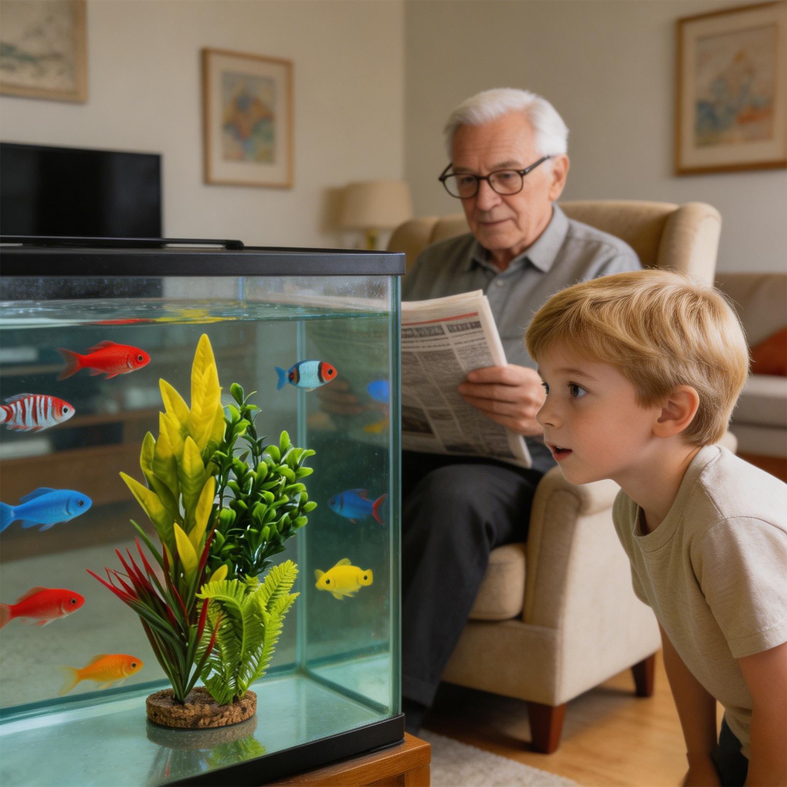 Plantas Artificiais para Aquár - Planted Aquarium For Beginners avaliação e preço