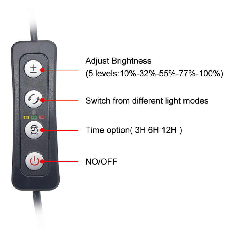 Luz led para aquário, 16-64cm, - Aquarium Plant Growing avaliação e preço