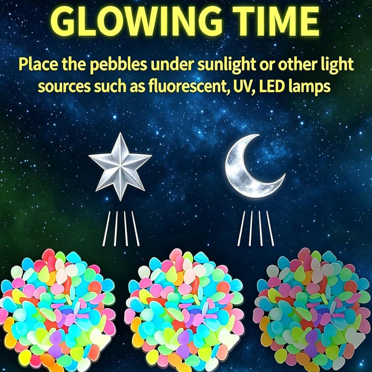 Pedras luminosas coloridas que - Aquarium Planted Tank Light avaliação e preço