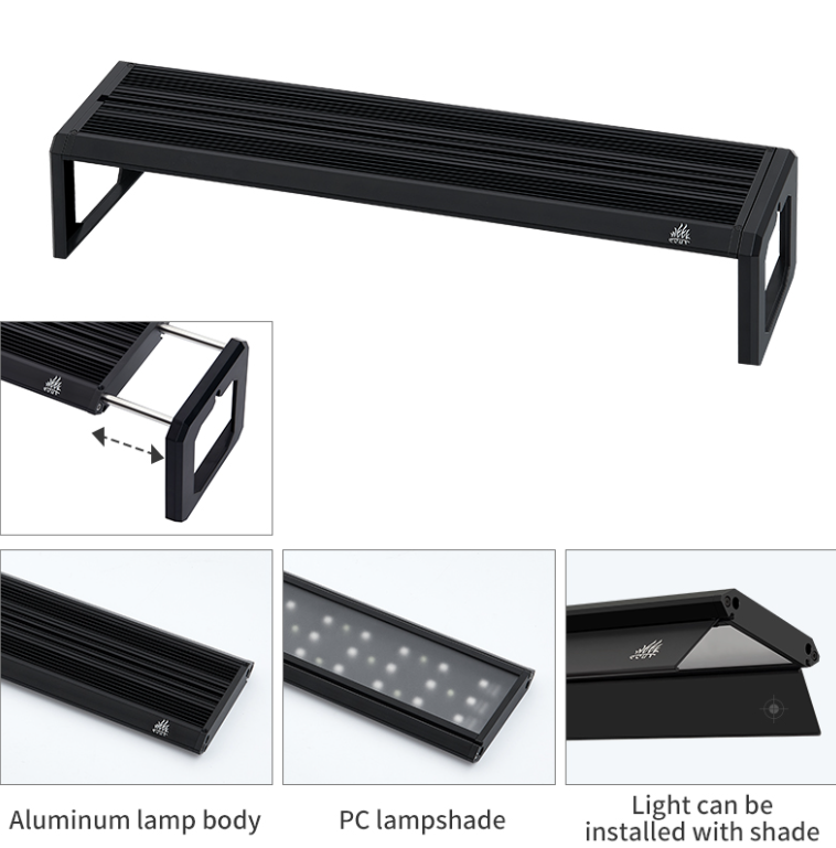 Luminária LED RGB UV para Aquá - Aquarium Planted Tank Light avaliação e preço