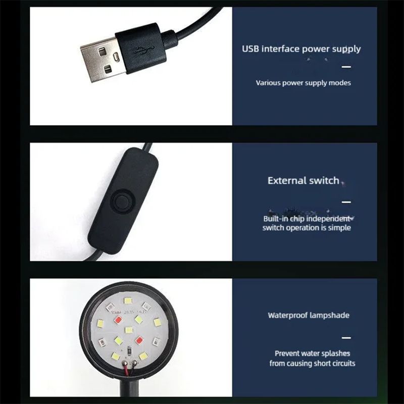 Lâmpada LED USB para Aquário c - Aquarium Plant Growing avaliação e preço