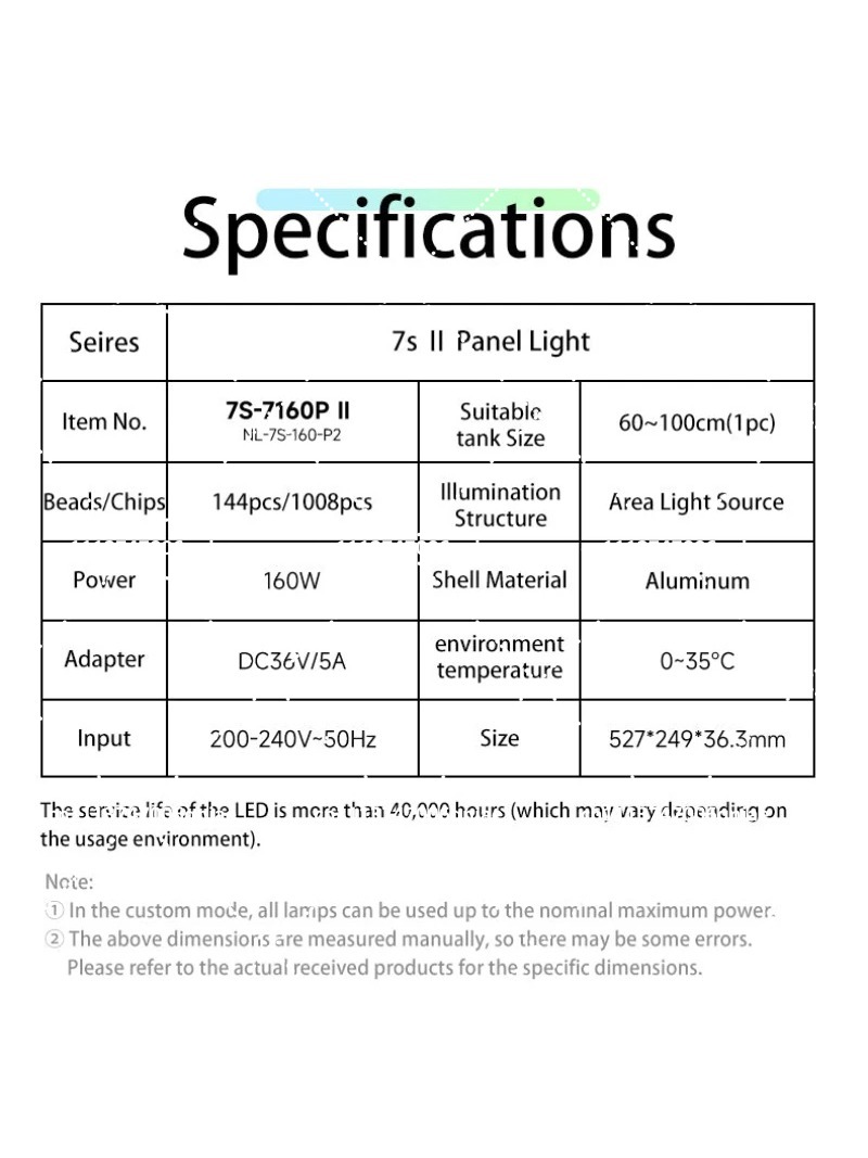 Luz LED para Aquário 160W RGB  - Aquarium Planted Tank Light avaliação e preço